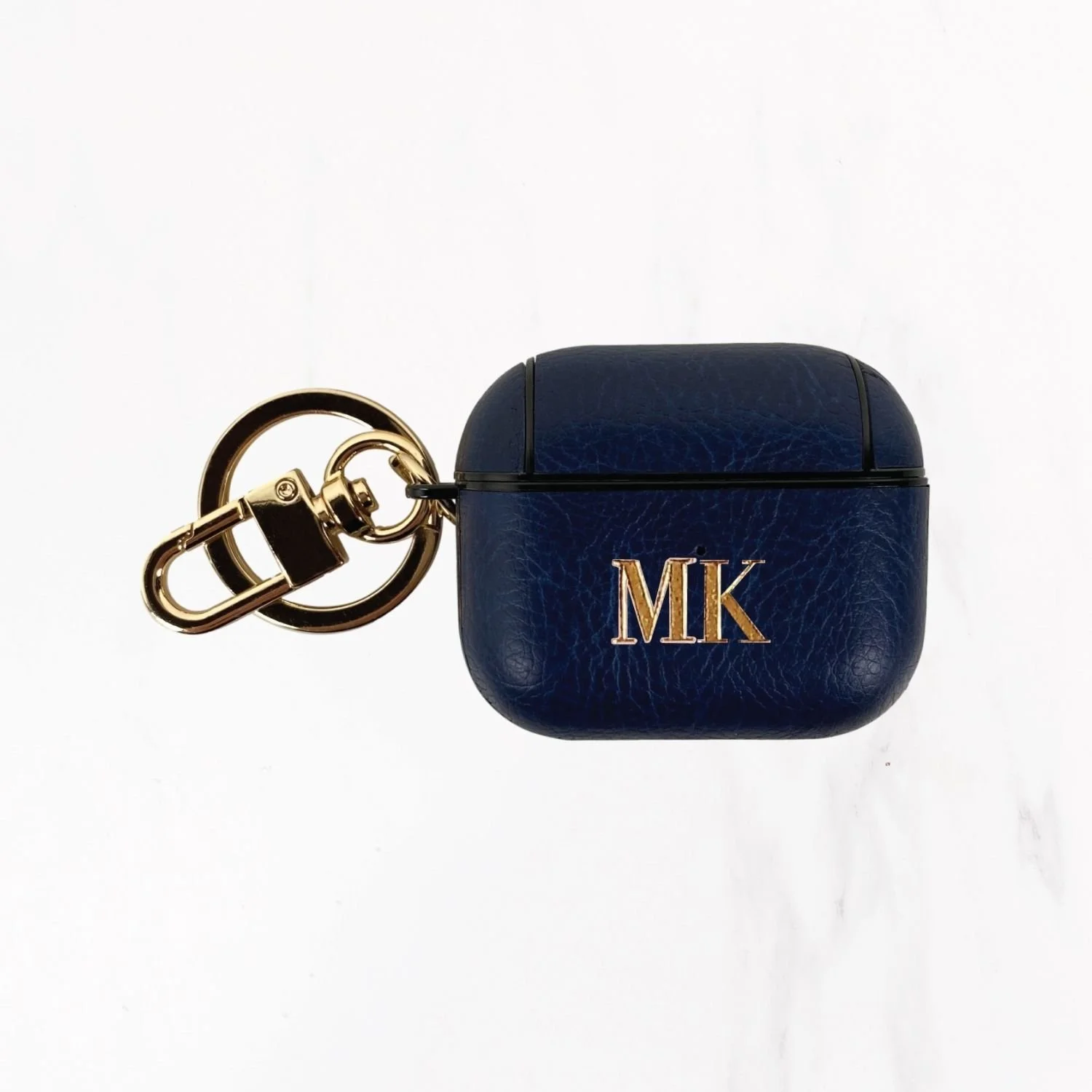 AirPods 3 and Pro Case with Keychain - Blue — Valerie Constance